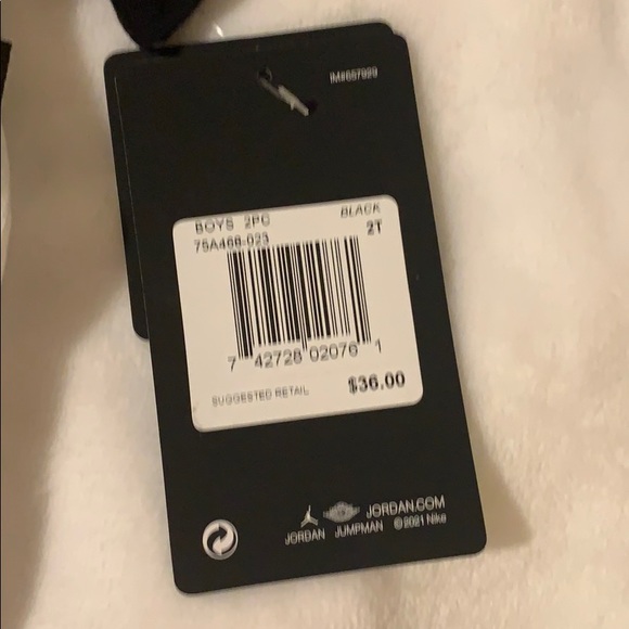 [ Jordan ] 23 T-Shirt & Shorts NWT 2T - Picture 3 of 6